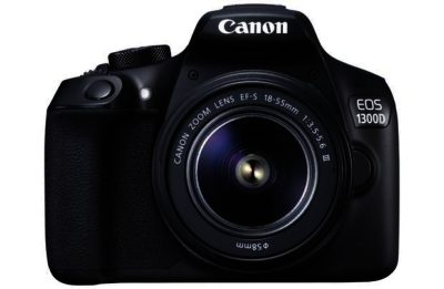 Canon EOS 1300D DSLR and 18-55mm DC Lens. Canon EOS 1300D DSLR and 18-55mm DC Lens.